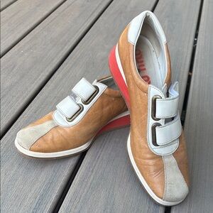 vintage miu miu sneakers sport comfort shoes 37